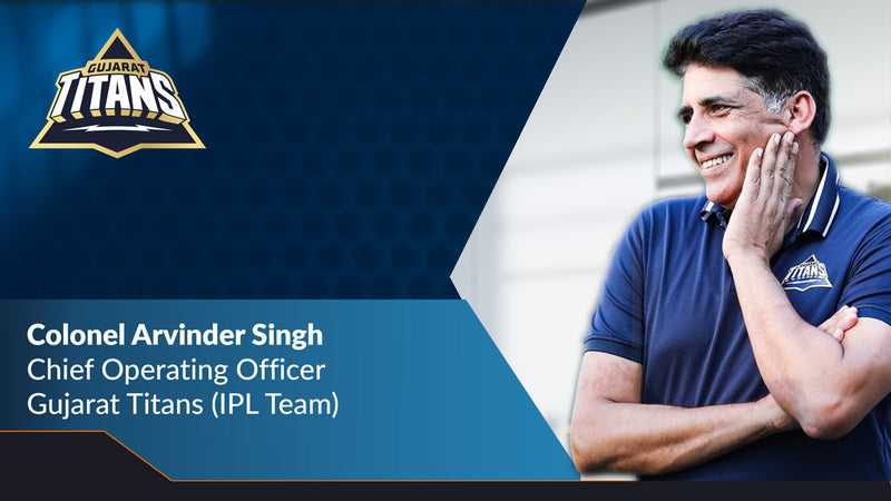Colonel Arvider Singh from Gujarat Titans on Cybeart