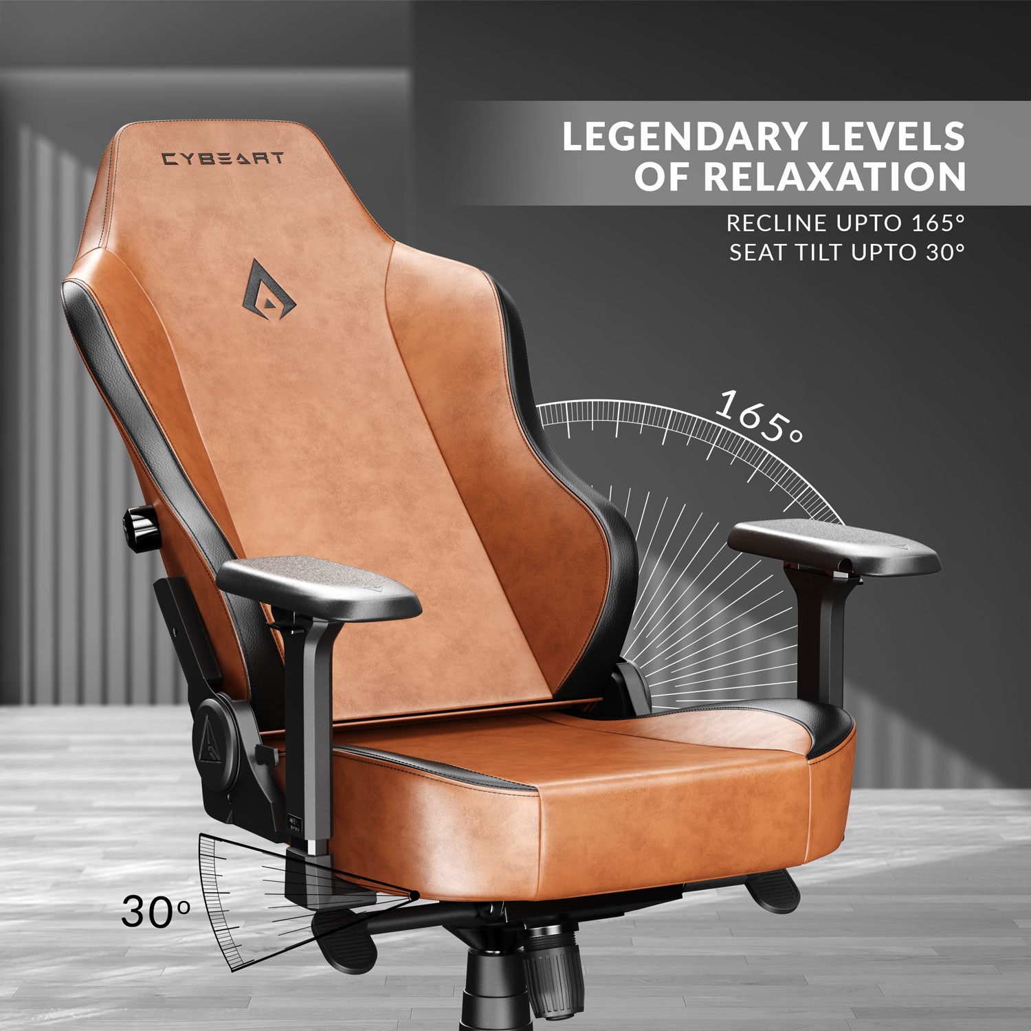 Vintage Brown Gaming Chair | Apex Series Chairs | Cybeart – Cybeart India